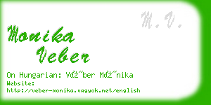 monika veber business card